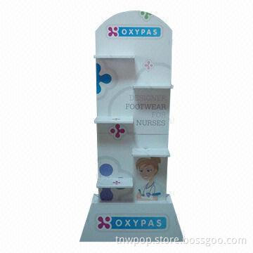Cardboard Display Stands, Show Items all Around, Strong, Stable, Easy to Assemble and Unique Design